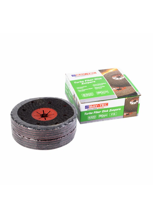 BAY-TEC MK0196 TURBO FİBER DİSK ZIMPARA 180MM